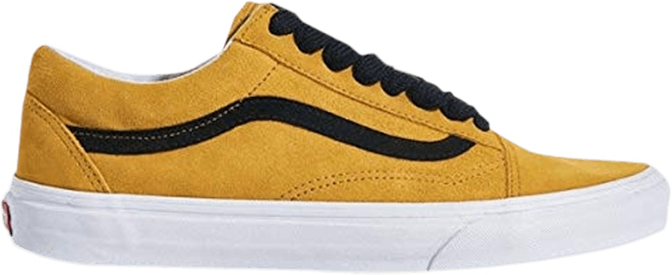 Vans sales yellow lace