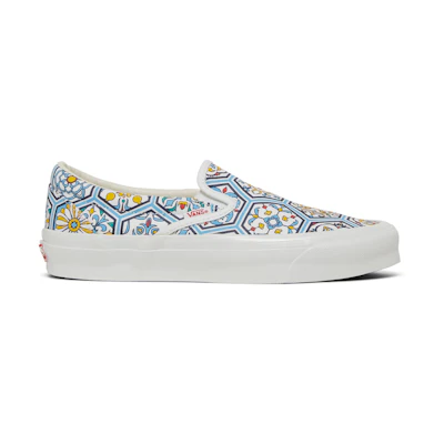 KITH Vans Classic Slip-On 'Blue Moroccan Pattern'