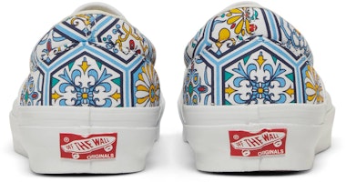 KITH x Vans Classic Slip-On 'Patrón Marroquí Azul' VN0A45JK2CM Details for KITH x Vans Classic Slip-On 'Patrón Marroquí Azul' VN0A45JK2CM