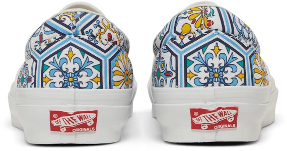 KITH x Vans Classic Slip-On 'Patrón Marroquí Azul' VN0A45JK2CM Details for KITH x Vans Classic Slip-On 'Patrón Marroquí Azul' VN0A45JK2CM