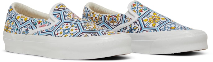 KITH x Vans Classic Slip-On 'Patrón Marroquí Azul' VN0A45JK2CM Cheap KITH x Vans Classic Slip-On 'Patrón Marroquí Azul' VN0A45JK2CM