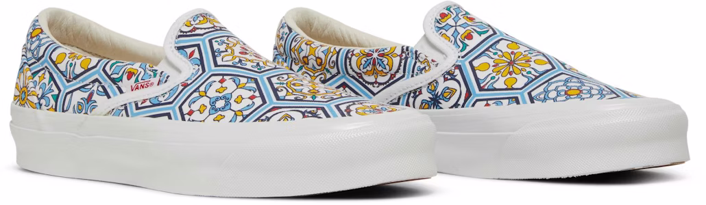 KITH x Vans Classic Slip-On 'Patrón Marroquí Azul' VN0A45JK2CM Cheap KITH x Vans Classic Slip-On 'Patrón Marroquí Azul' VN0A45JK2CM
