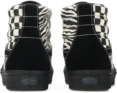 Vans Sk8-Hi ComfyCush 'Mixed Media - Hitam Kotak-kotak' VN0A3WMB17Q Details for Vans Sk8-Hi ComfyCush 'Mixed Media - Hitam Kotak-kotak' VN0A3WMB17Q