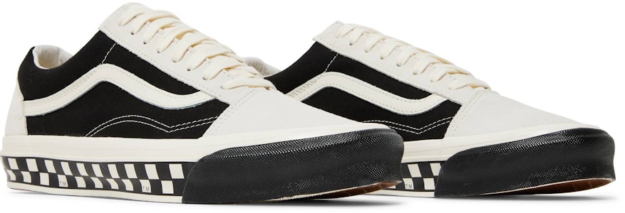 Vans OG Old Skool LX 'Bumper Cars - Marshmallow Hitam' VN0A4P3X4NO Cheap Vans OG Old Skool LX 'Bumper Cars - Marshmallow Hitam' VN0A4P3X4NO