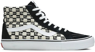 Supreme x Vans Sk8-Hi Pro 'Checkered Black' VN0A38Z3JLW Supreme x Vans Sk8-Hi Pro 'Checkered Black' VN0A38Z3JLW