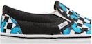 Order Vans Classic Slip-On 'Butterfly Checkerboard' dalam corak rama-rama. VN0A5AO85KK