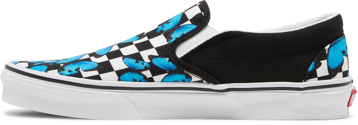 Vans Classic Slip-On 'Butterfly Checkerboard' dalam corak rama-rama. VN0A5AO85KK Lookbook Vans Classic Slip-On 'Butterfly Checkerboard' dalam corak rama-rama. VN0A5AO85KK