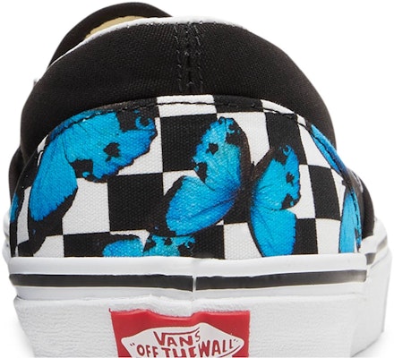 Vans Classic Slip-On 'Butterfly Checkerboard' VN0A5AO85KK Sizing Vans Classic Slip-On 'Butterfly Checkerboard' VN0A5AO85KK