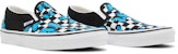 Vans Classic Slip-On 'Butterfly Checkerboard' dalam corak rama-rama. VN0A5AO85KK