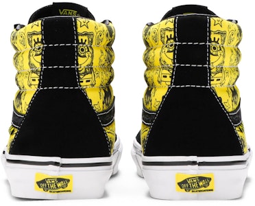 Mike Gigliotti x SpongeBob x Vans Skate Sk8-Hi 'Hitam Kuning' VN0A5FCCZAU Details for Mike Gigliotti x SpongeBob x Vans Skate Sk8-Hi 'Hitam Kuning' VN0A5FCCZAU