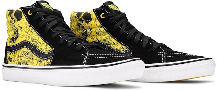 Mike Gigliotti x SpongeBob x Vans Skate Sk8-Hi 'Hitam Kuning' VN0A5FCCZAU Cheap Mike Gigliotti x SpongeBob x Vans Skate Sk8-Hi 'Hitam Kuning' VN0A5FCCZAU