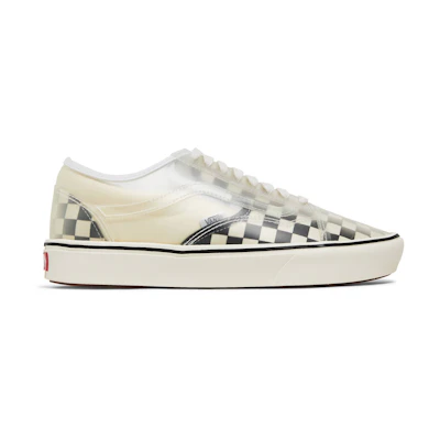 Vans ComfyCush Slip-Skool 'Checkerboard - White'