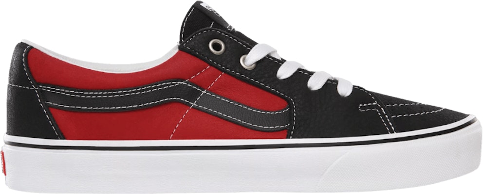 Red black 2025 white vans