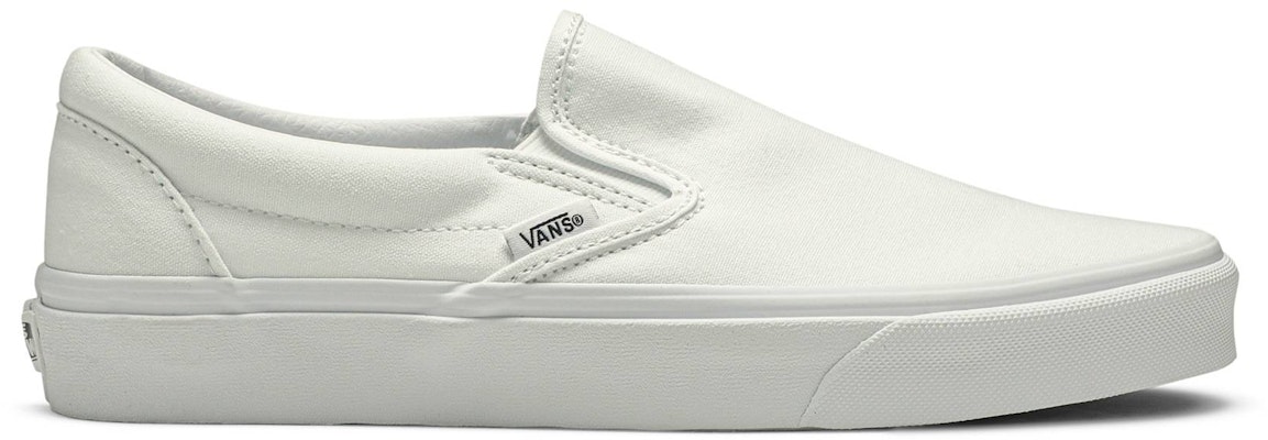 Vans Classic Slip-On 'White Canvas' VN000EYEW00 Buy Vans Classic Slip-On 'White Canvas' VN000EYEW00