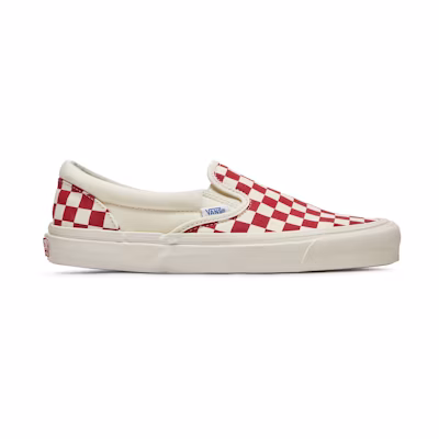 Vans Classic Slip-On LX 'Red Checkerboard'