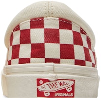 Vans OG Classic Slip-On LX 'Red Checkerboard' Merah Petak-Petak VN0A32QNP4H Sizing Vans OG Classic Slip-On LX 'Red Checkerboard' Merah Petak-Petak VN0A32QNP4H