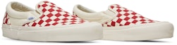 Cheap Vans OG Classic Slip-On LX 'Red Checkerboard' Merah Petak-Petak VN0A32QNP4H