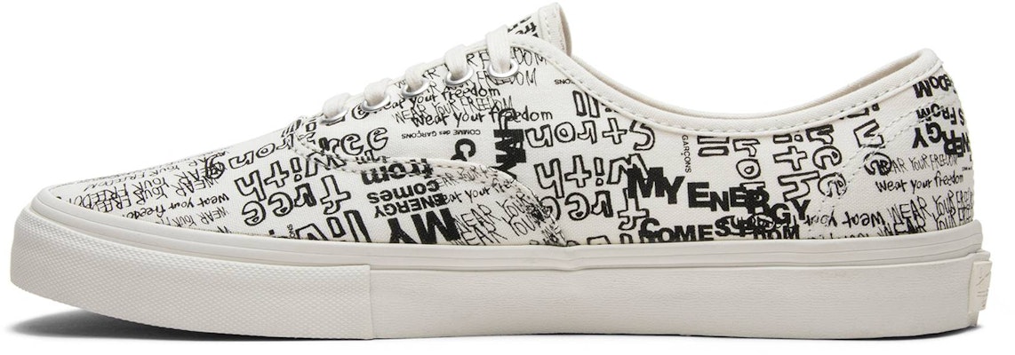 Comme des Garçons x Vans Authentic LX 'Graffiti' VN0A33TAKXY Lookbook Comme des Garçons x Vans Authentic LX 'Graffiti' VN0A33TAKXY