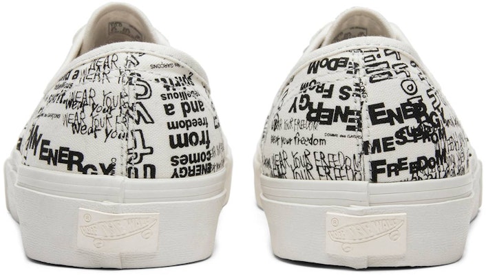 Comme des Garçons x Vans Authentic LX 'Graffiti' VN0A33TAKXY Details for Comme des Garçons x Vans Authentic LX 'Graffiti' VN0A33TAKXY