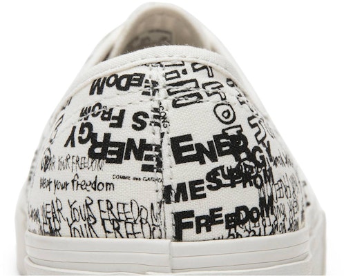 Comme des Garçons x Vans Authentic LX 'Graffiti' VN0A33TAKXY Sizing Comme des Garçons x Vans Authentic LX 'Graffiti' VN0A33TAKXY