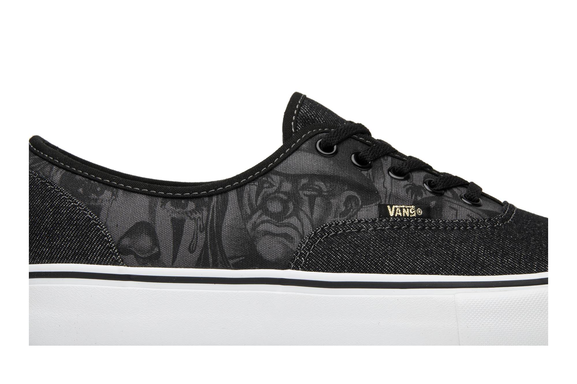 Order 미스터 카툰 x 반스 어센틱 S '블랙 골드' VN-0EFPGJM