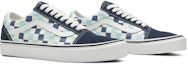 Cheap Vans Old Skool '藍色托帕石棋盤格' VN0A38G1QCM