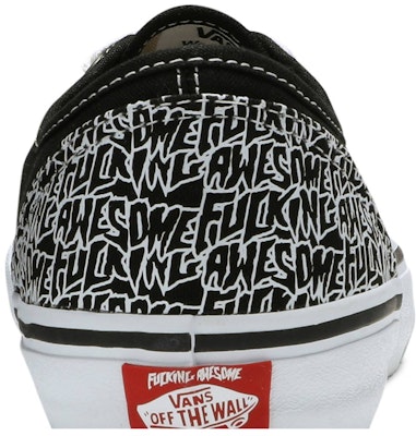 Fucking Awesome x Vans Authentic Pro 黒 (FA x Vans 黒) VN0A4BOZSK8 Sizing Fucking Awesome x Vans Authentic Pro 黒 (FA x Vans 黒) VN0A4BOZSK8