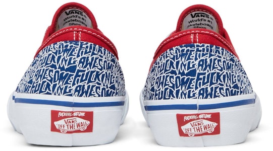 Fucking Awesome x Vans Authentic C Pro 'Merah Biru' VN0A4BOZSK9 Details for Fucking Awesome x Vans Authentic C Pro 'Merah Biru' VN0A4BOZSK9