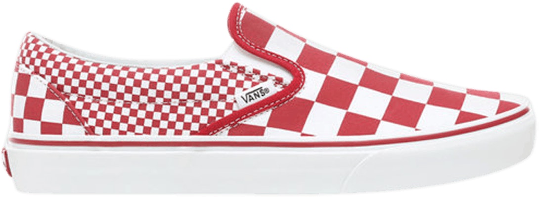 Red 2025 vans checker