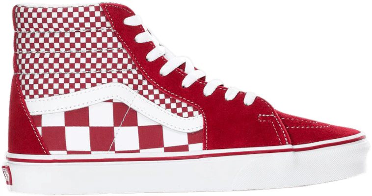 Vans Sk8-Hi 'Merah Campuran Kotak-kotak' VN0A38GEVK5 Buy Vans Sk8-Hi 'Merah Campuran Kotak-kotak' VN0A38GEVK5
