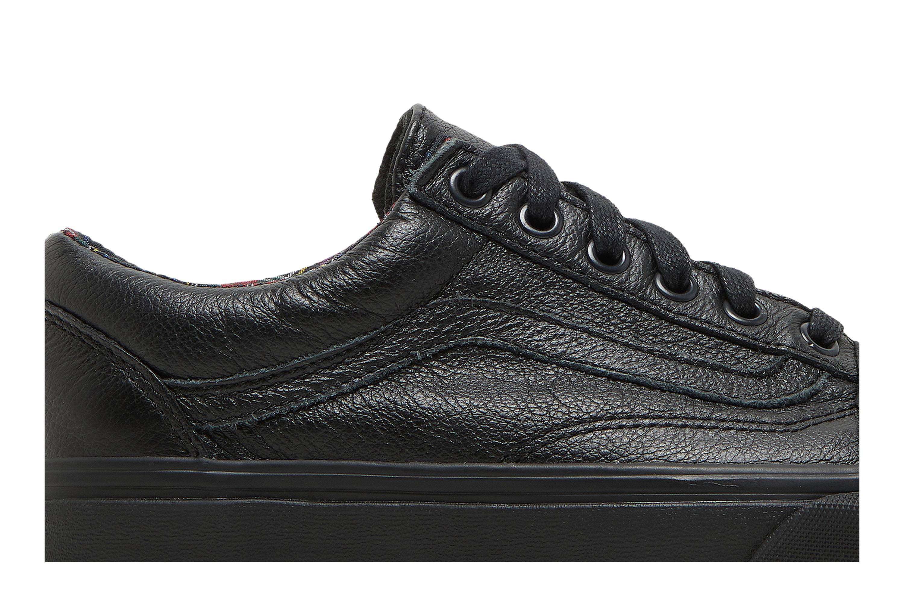 Order Vans Old Skool de Cuero 'Cuadro Negro' VN0003Z6I1I