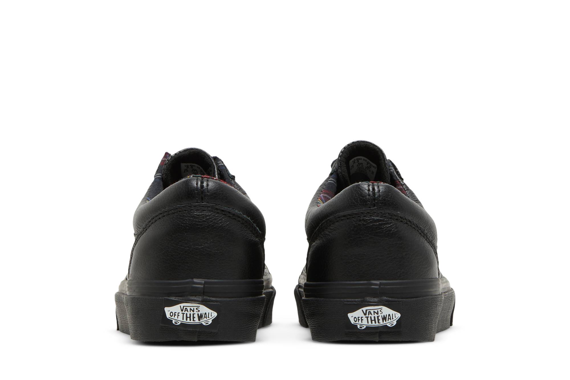 Details for Vans Old Skool de Cuero 'Cuadro Negro' VN0003Z6I1I