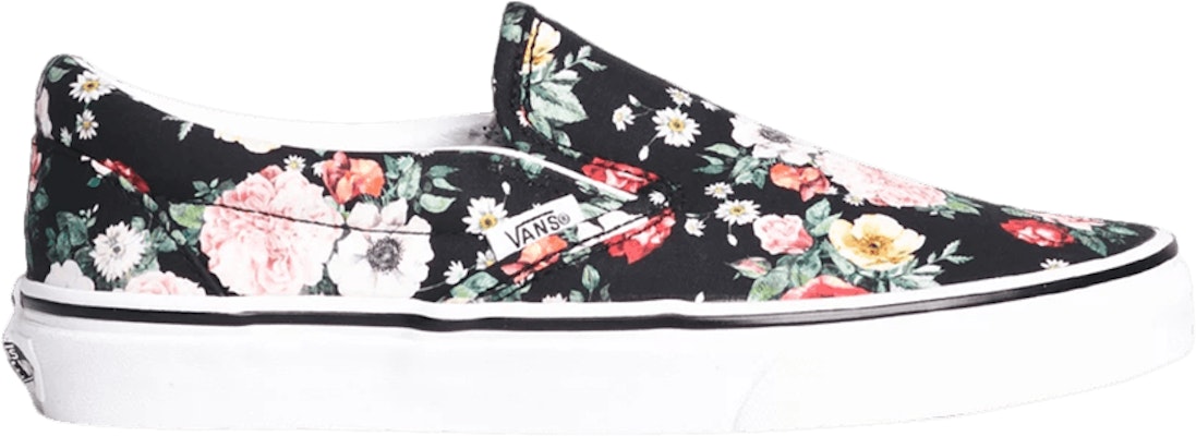 Vans garden floral slip on outlet