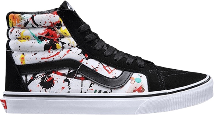Vans paint splatter sk8 hi best sale