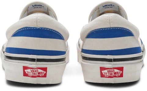 Vans Classic Slip-On 98 DX 'Anaheim Factory - Garis Biru' VN0A3JEXVN0 Details for Vans Classic Slip-On 98 DX 'Anaheim Factory - Garis Biru' VN0A3JEXVN0