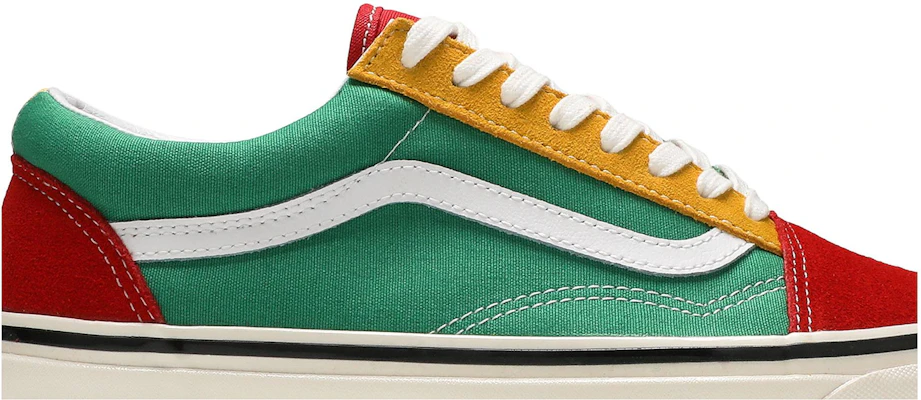 Vans Old Skool 36 DX 'Red Emerald Yellow' VN0A38G2XFM Order Vans Old Skool 36 DX 'Red Emerald Yellow' VN0A38G2XFM
