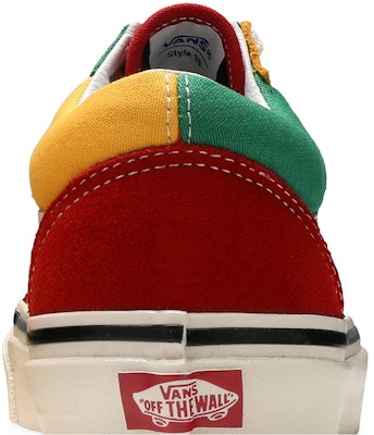 Vans Old Skool 36 DX 'Red Emerald Yellow' VN0A38G2XFM Sizing Vans Old Skool 36 DX 'Red Emerald Yellow' VN0A38G2XFM