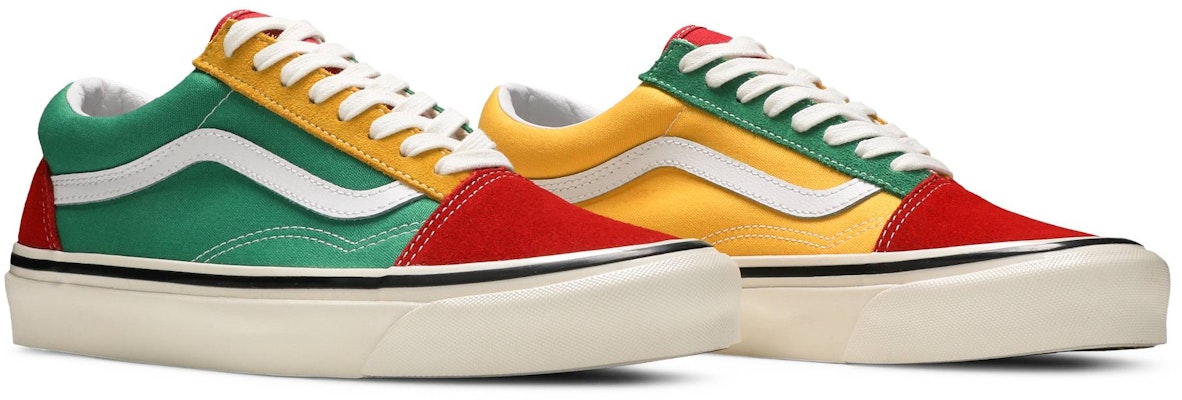 Vans Old Skool 36 DX 'Red Emerald Yellow' VN0A38G2XFM Cheap Vans Old Skool 36 DX 'Red Emerald Yellow' VN0A38G2XFM