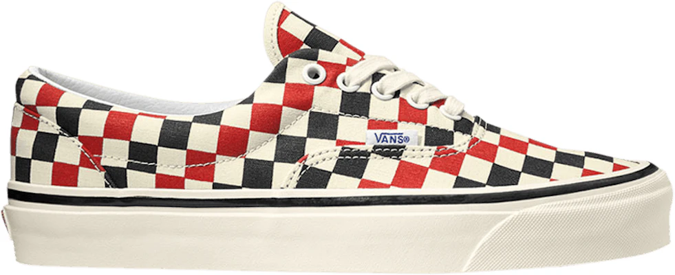 Checkered red and black vans online