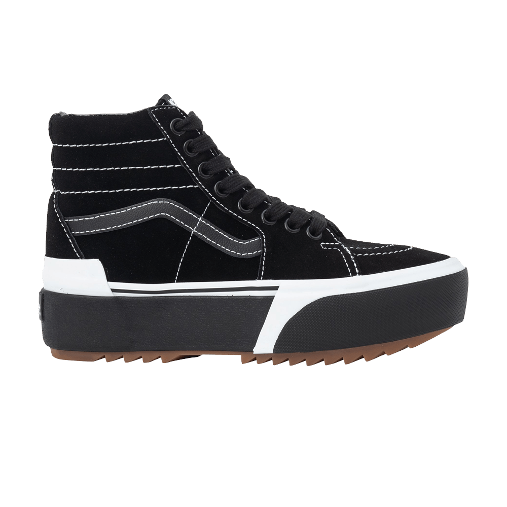 Vans T Paita Miehille Stacked Hi Ss Musta Valkoinen