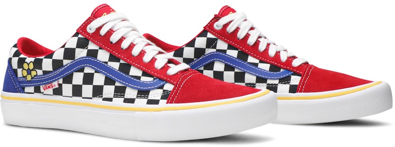 ブライトン・ゾイナー×Vans オールドスクールPro "赤青チェック" VN000ZD4W89 Cheap ブライトン・ゾイナー×Vans オールドスクールPro "赤青チェック" VN000ZD4W89