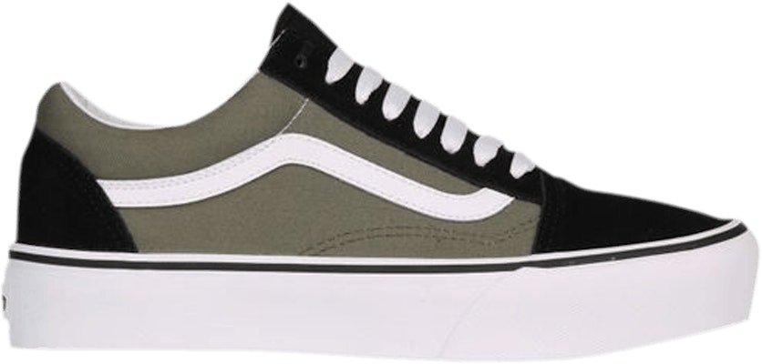 Vans old skool platform 2025 sneaker olive
