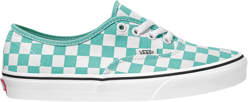 Checkerboard 2025 vans teal
