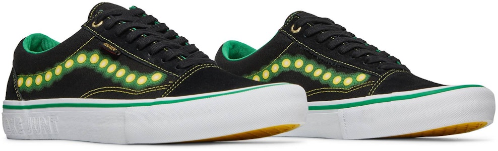 Shake Junt x Vans Old Skool Pro 'Hitam Hijau' VN0A45JC0V4 Cheap Shake Junt x Vans Old Skool Pro 'Hitam Hijau' VN0A45JC0V4