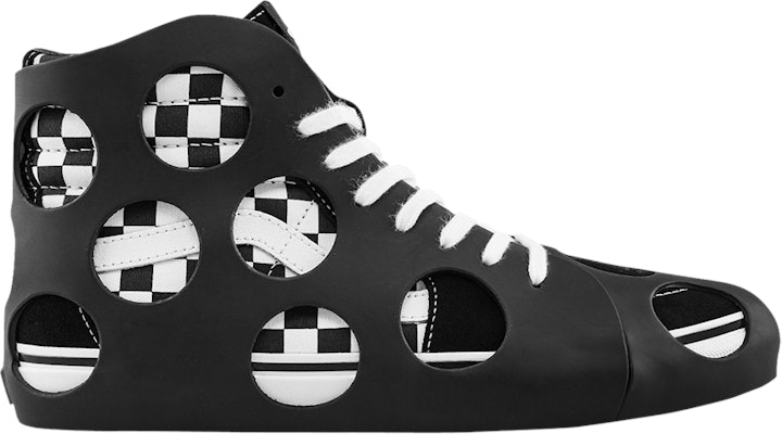 Vans Sk8 Hi Cage VLT LX Polka Dot Checkered Black VN0A5FBW2UG