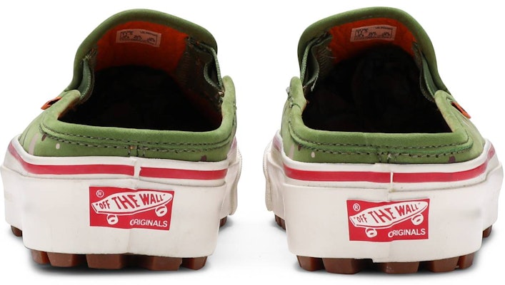 LQQK Studios x Vans OG Mule LX 'Circle V - 泼墨绿' VN0A5FC22T1 Details for LQQK Studios x Vans OG Mule LX 'Circle V - 泼墨绿' VN0A5FC22T1