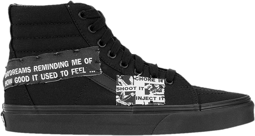 enfants-riches-deprimes-x-vans-sk8-hi-black