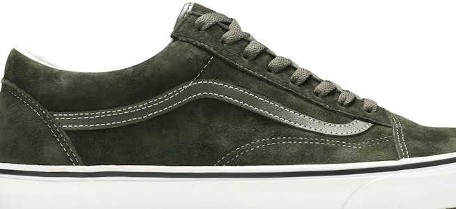 Vans Old Skool '猪皮 - 橄榄绿' VN0A3WKT4QV Order Vans Old Skool '猪皮 - 橄榄绿' VN0A3WKT4QV