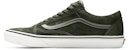 Vans Old Skool 'Pig Suede - Olive' Lelaki Wanita Kasual Retro VN0A3WKT4QV