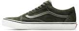 Lookbook Vans Old Skool 'Pig Suede - Olive' Lelaki Wanita Kasual Retro VN0A3WKT4QV